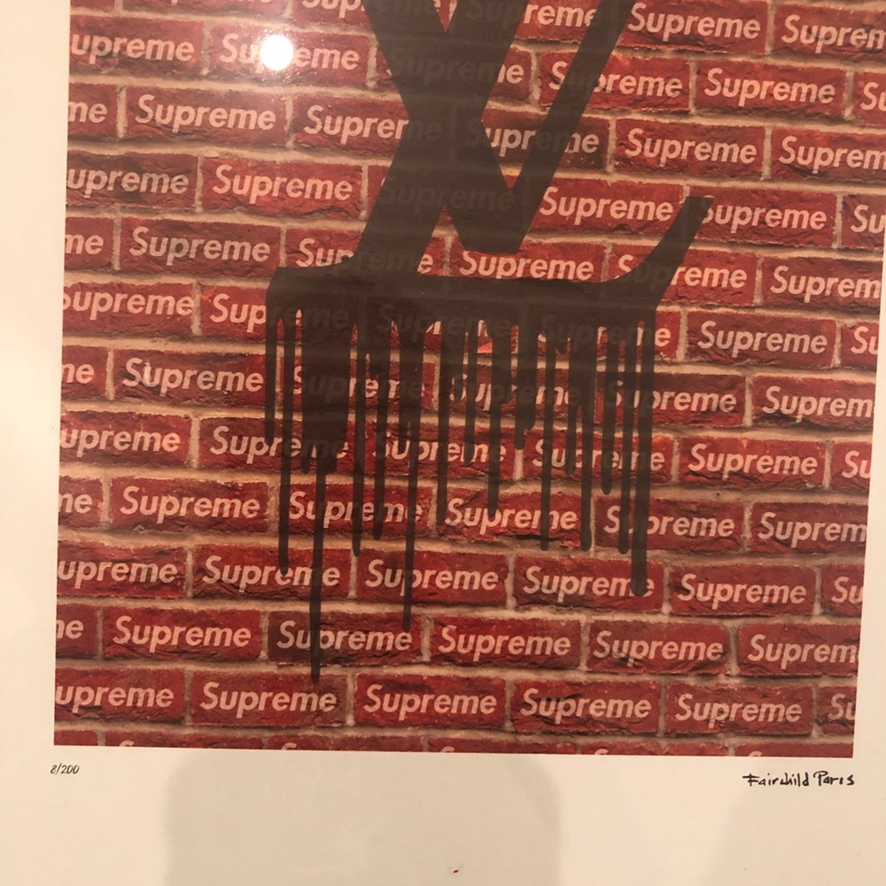 Supreme x Louis Vuitton - Fairchild Paris print